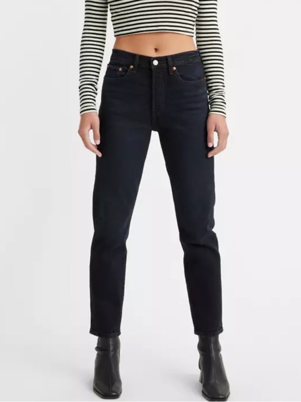 Levi's Wedgie Fit Ankle Women’s Jeans - Dark Blue